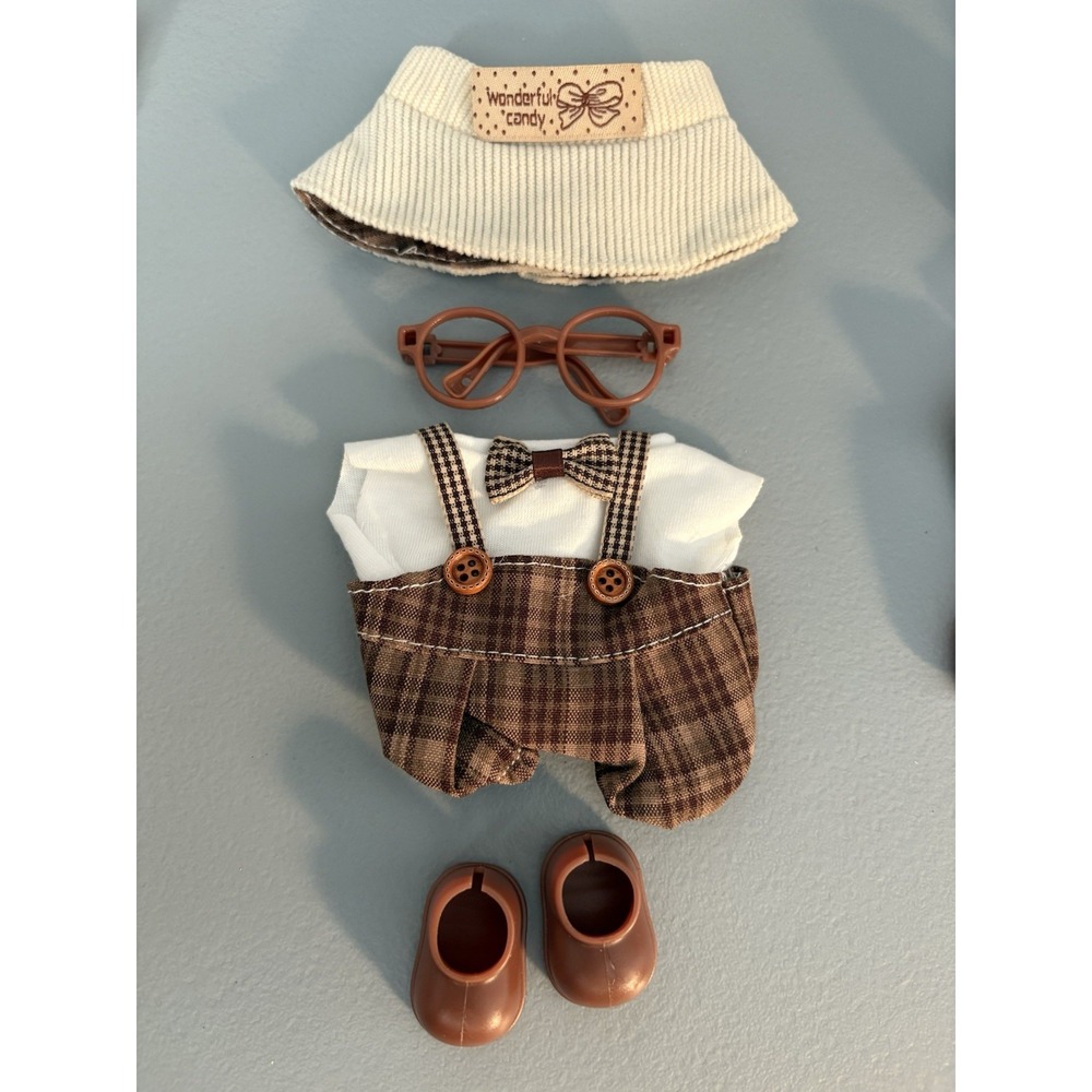 4‎  Piece Clothing Set For Labubu or other Dolls Dolls 17Cm new Labooboo